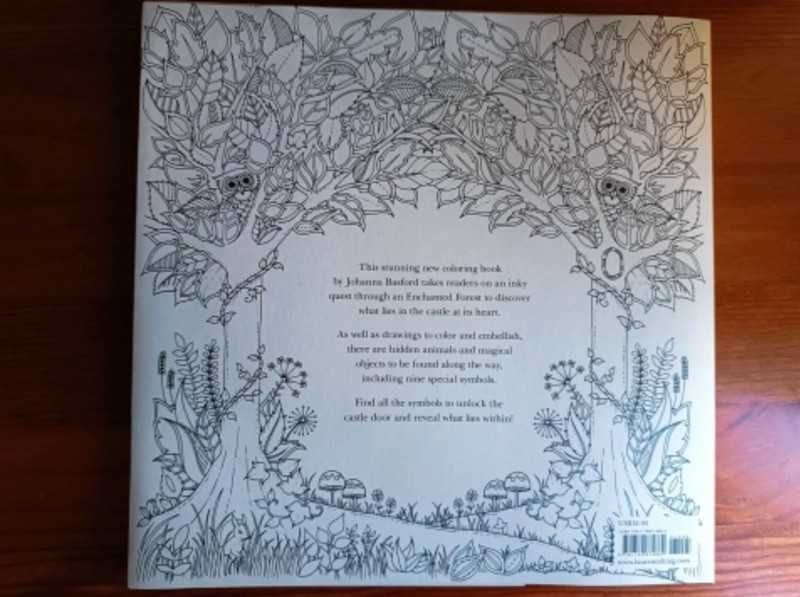 Enchanted Forest: An Inky Quest And Colouring Book