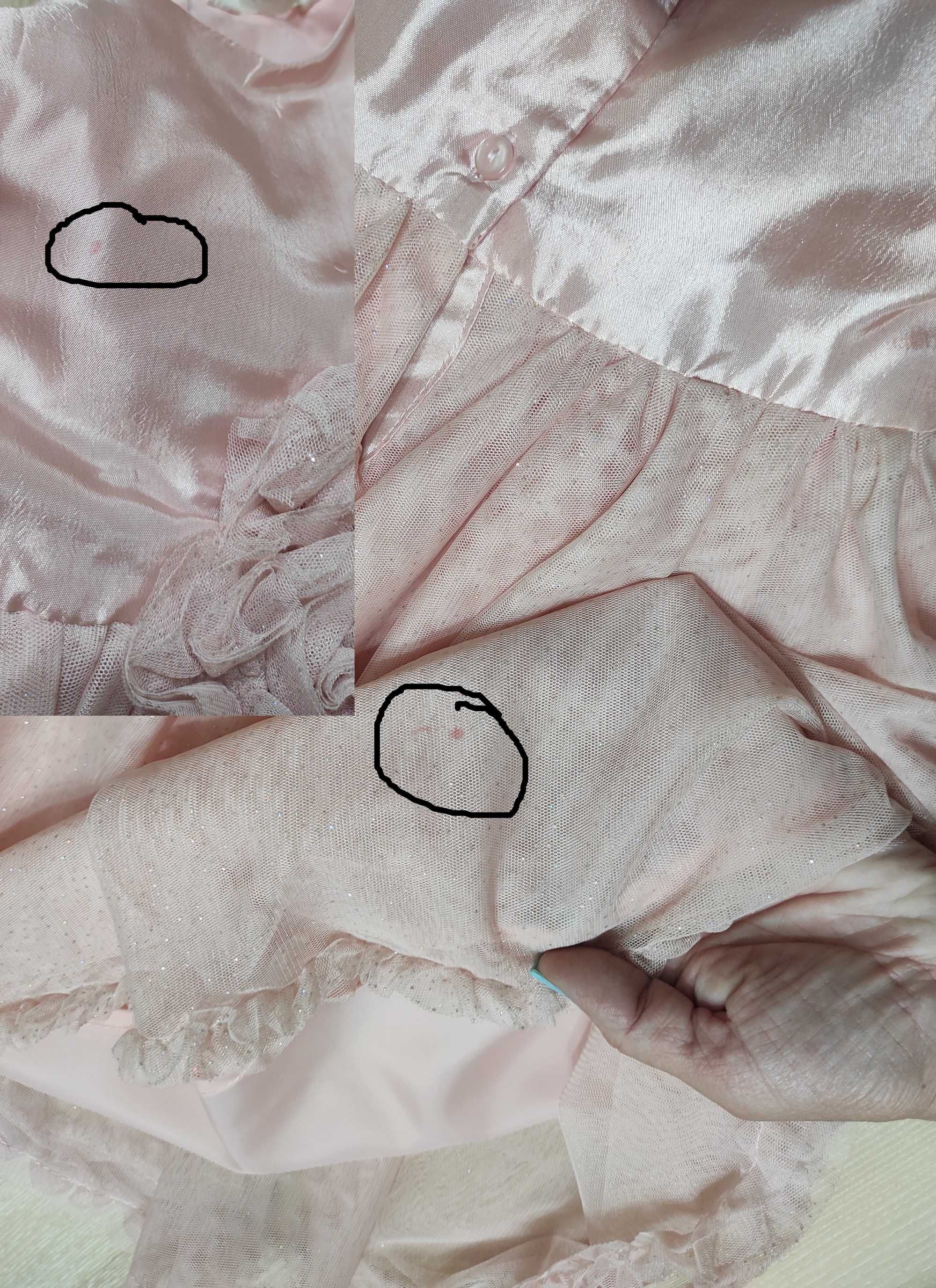 Нарядное праздничное платье H&M, пышное выпускное платье на 6-8 лет