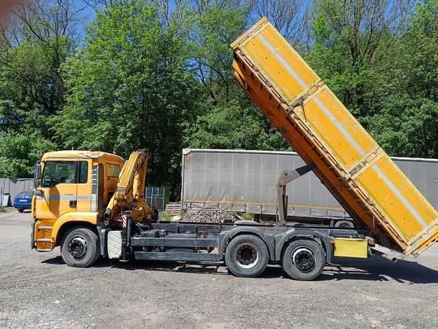 Самоскид MAN TGA 26.363 6x2 кран маніпулятор MKG HLK 95A2 640х25х100