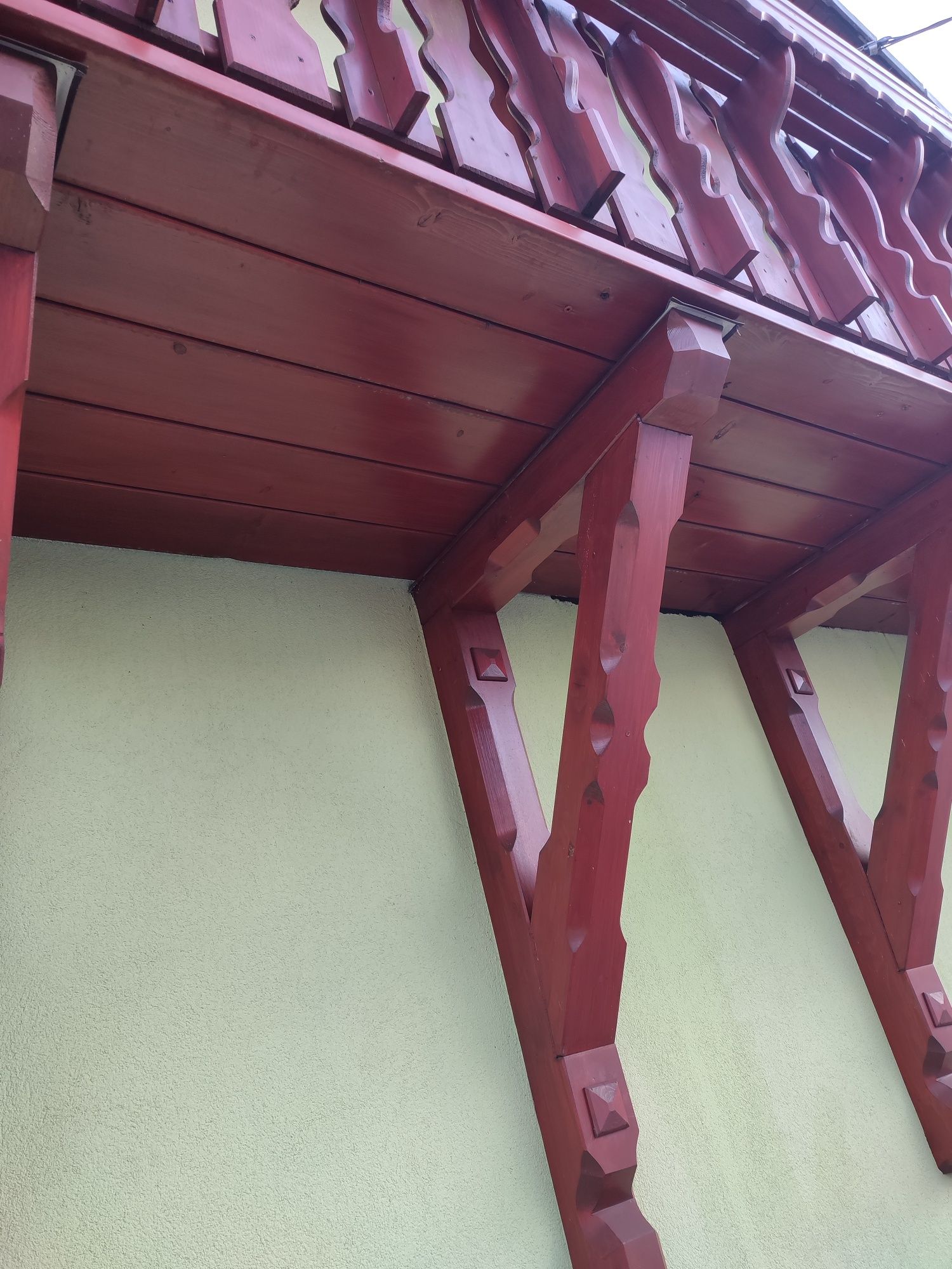 Balkon drewniany gotowy