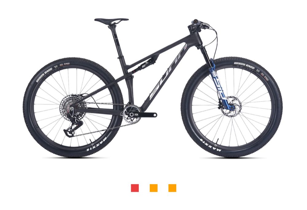 Bicicleta Btt roda 29 suspensao total carbono Sunn shamann XX SL