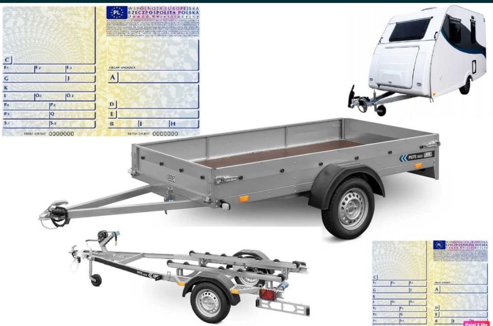 Rejestracja przyczep bez dokumentów/ pomoc przy rejestracji przyczepy