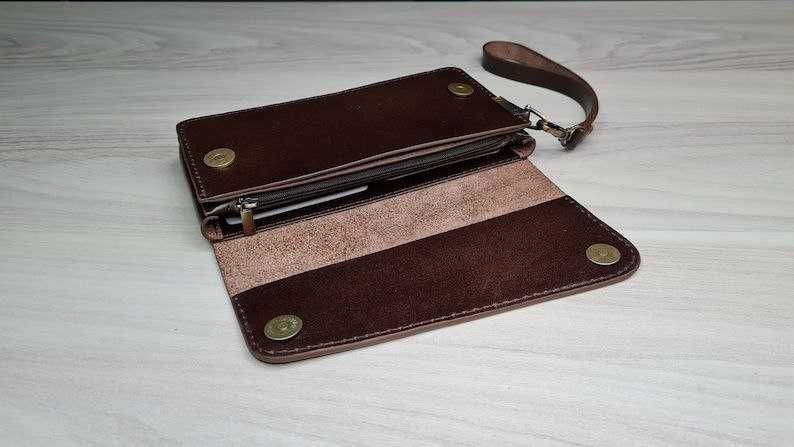 Клатч барсетка шкіряна чоловіча ручної роботи