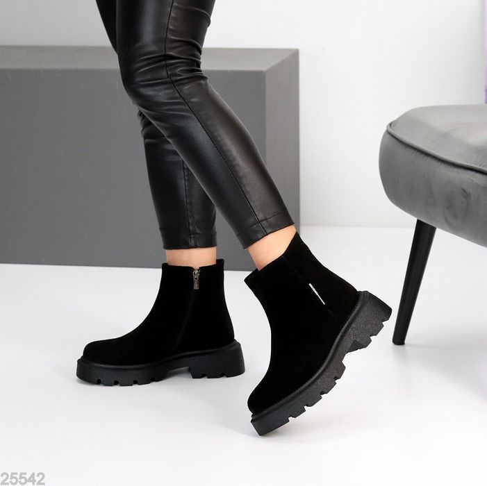 Черевики ботинки жіночі шкіряні на осінь