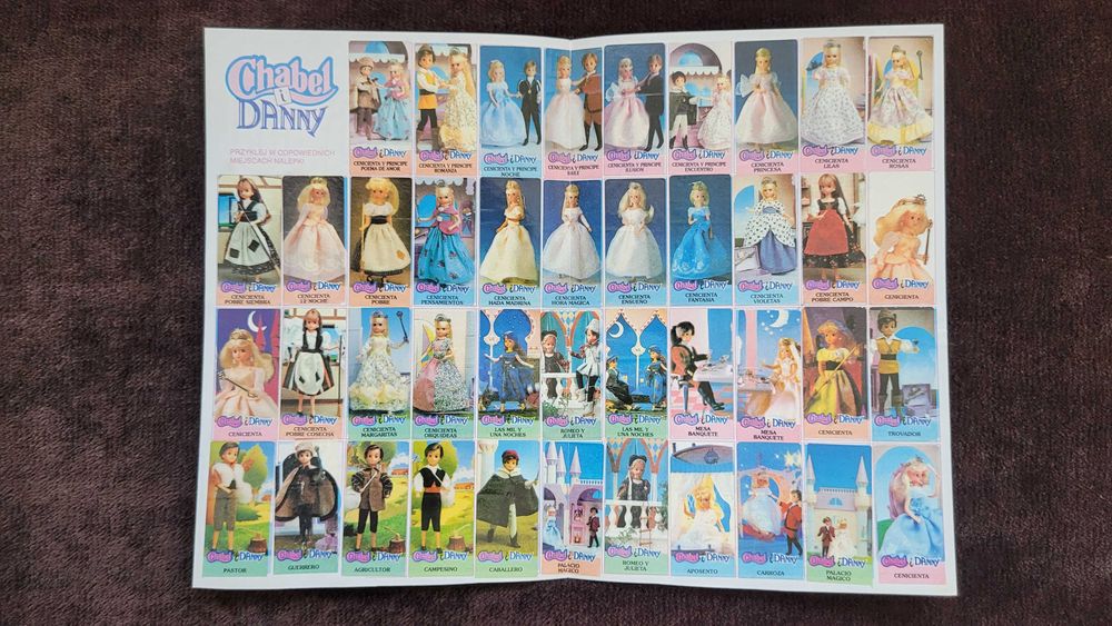 Unikat. Chabel i Danny kompletny album z naklejkami, AMEX lata 90.