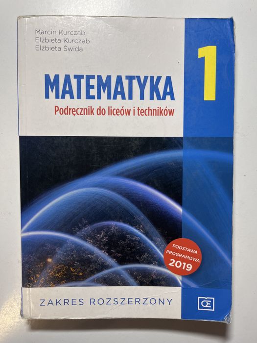 Podrecznik i zbior zadan z matematyki, klasa 1, wydawnictwo pazdro