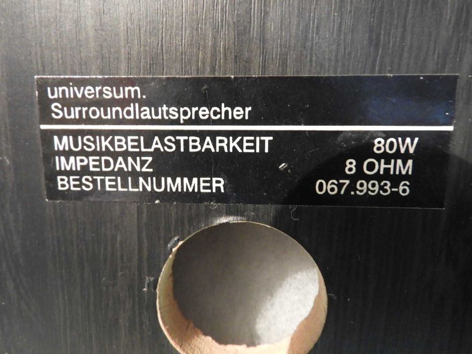 Głośniki basowe 10,5 cm średnicy.