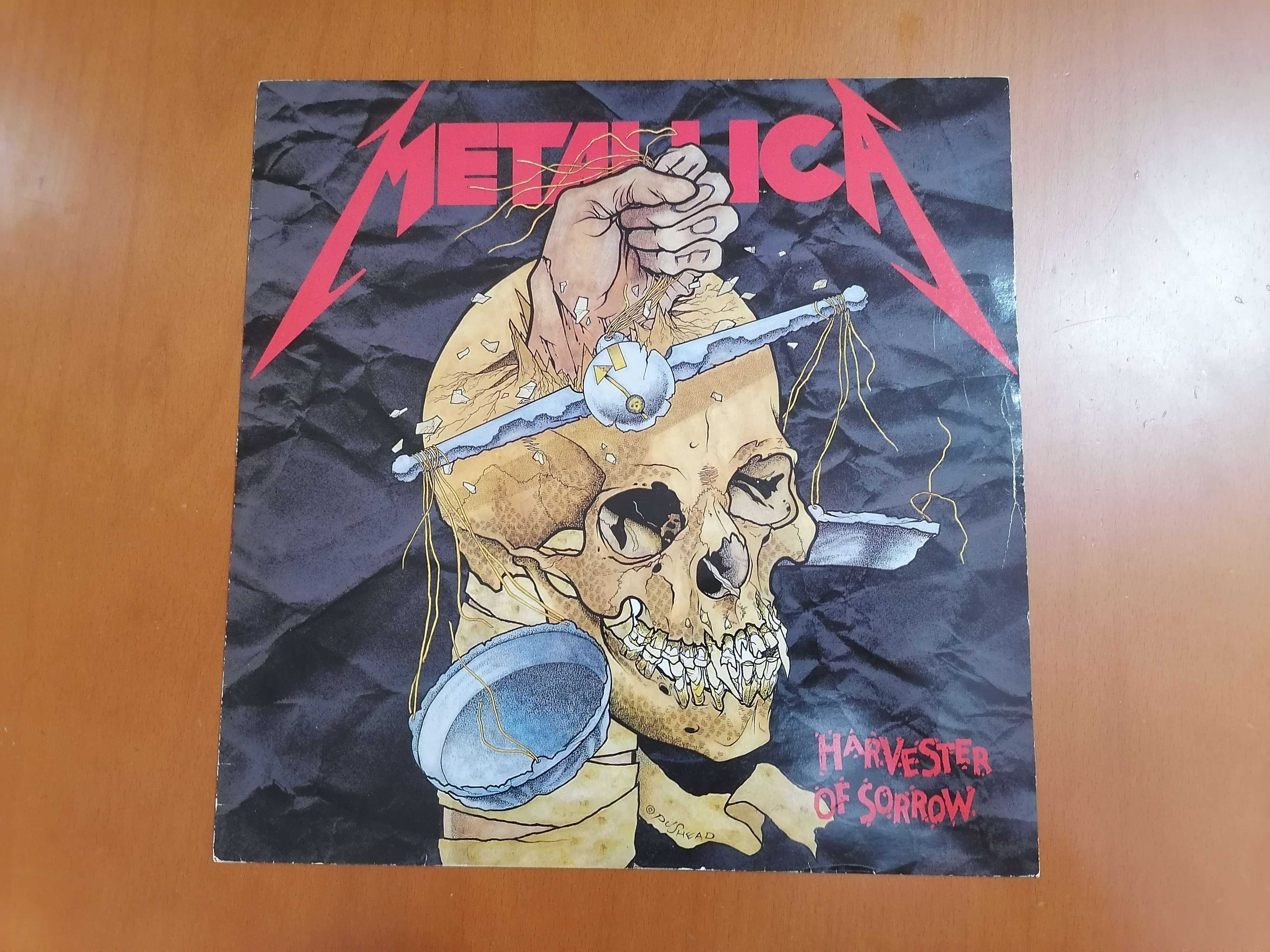Metallica Harvester of Sorrow Vinil 12" Maxi single EP 1988 Vertigo UK