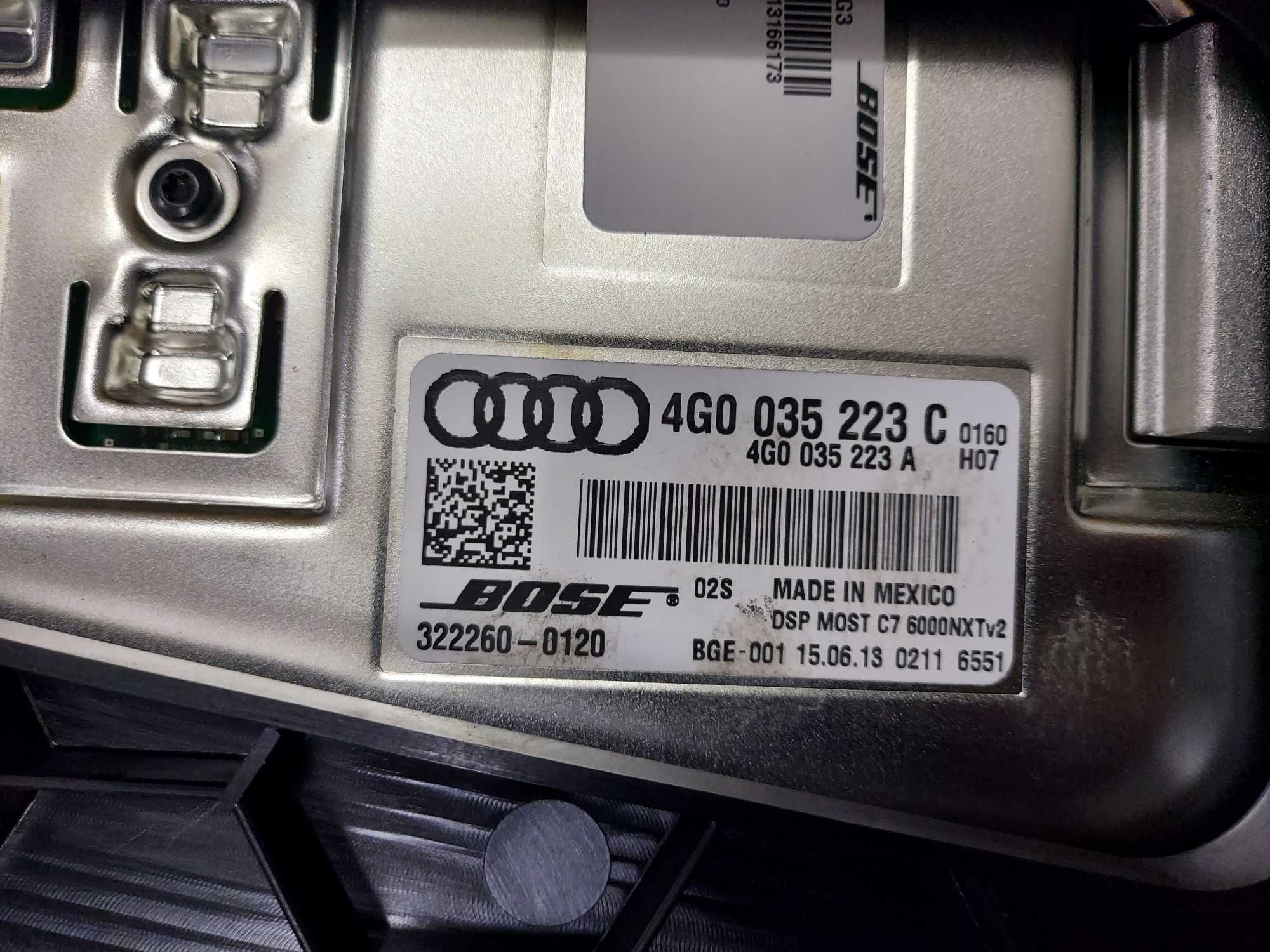 Audi A6 C7 BOSE Wzmacniacz car audio