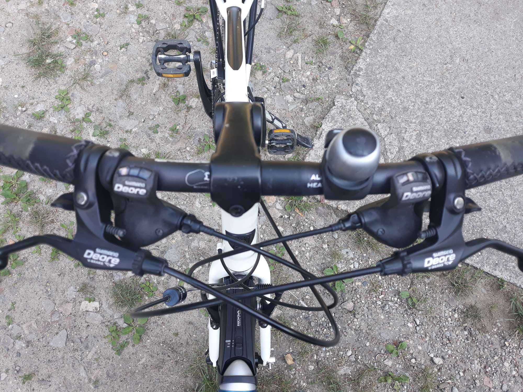 Lekki rower Koga  ,aluminiowa,prądnica,koła 28