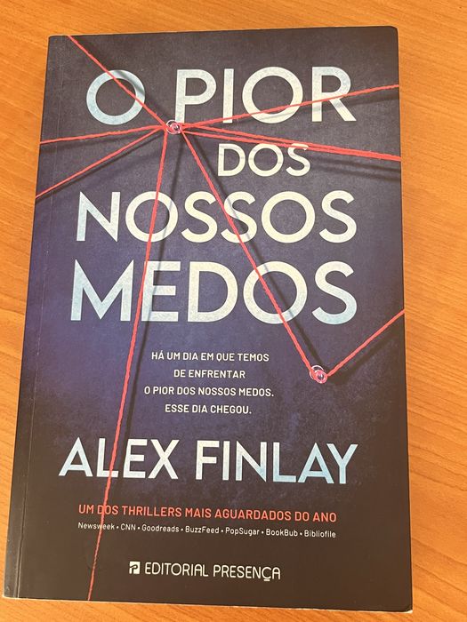 Livro “O pior dos Nossos Medos” de Alex Finlay