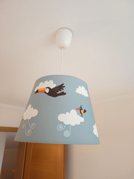 Ikea lampa dla dzieci IKEA TROLLAKULLA + oprawa lampy
Klosz lampy + bi