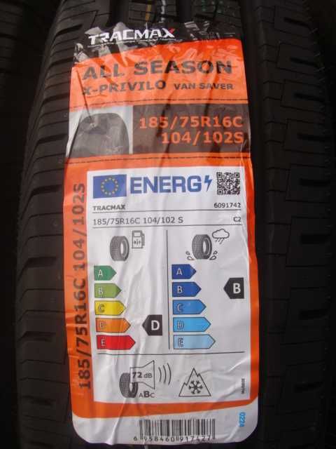 NOWE 185/75 R16C Tracmax All Season X-privilo
