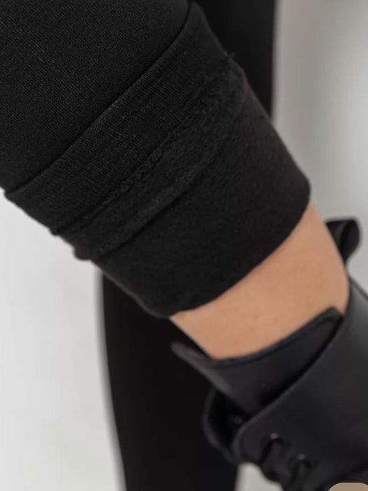 ‼️ФЛІС‼️ Лосіни утеплені зимові безшовні. Легінси жіночі НЕ рубчик