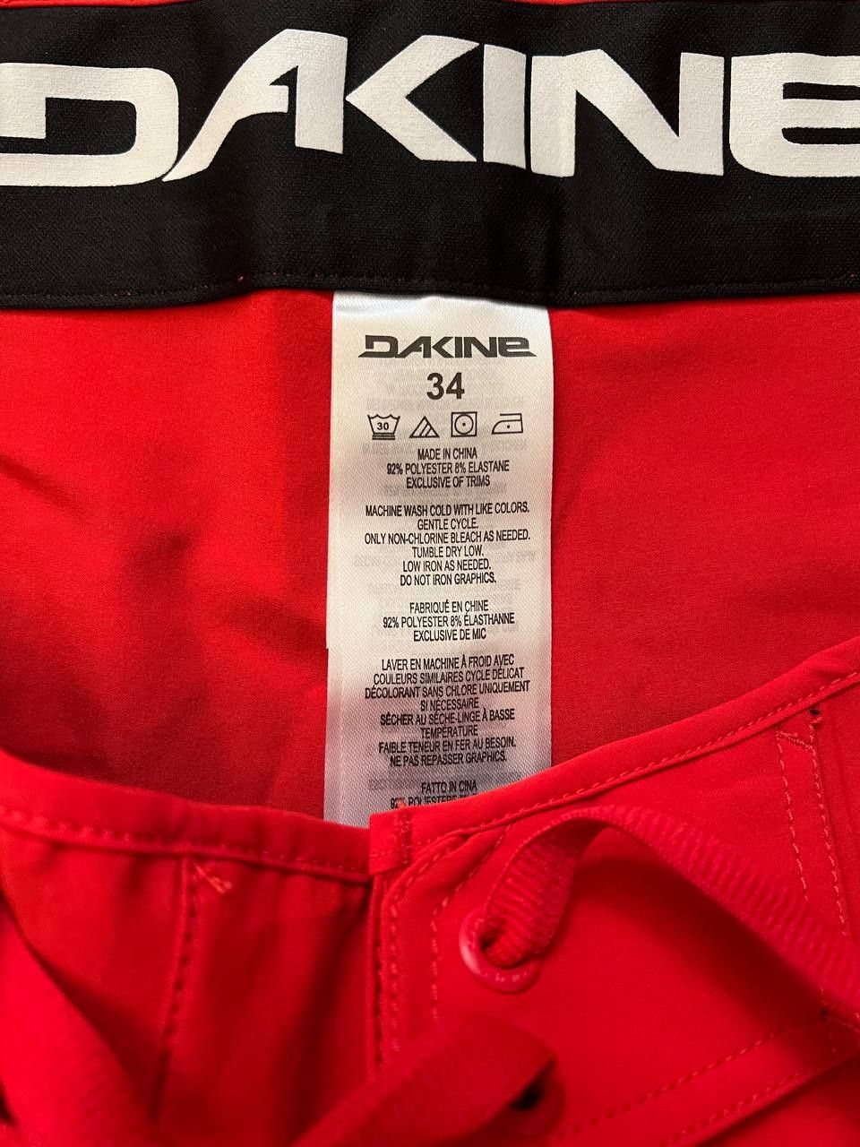 Пляжні  стретч шорти, плавки Dakine, M, 34