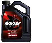 Olej motocyklowy MOTUL 300V Racing 10W40 syntetyk 4 litry