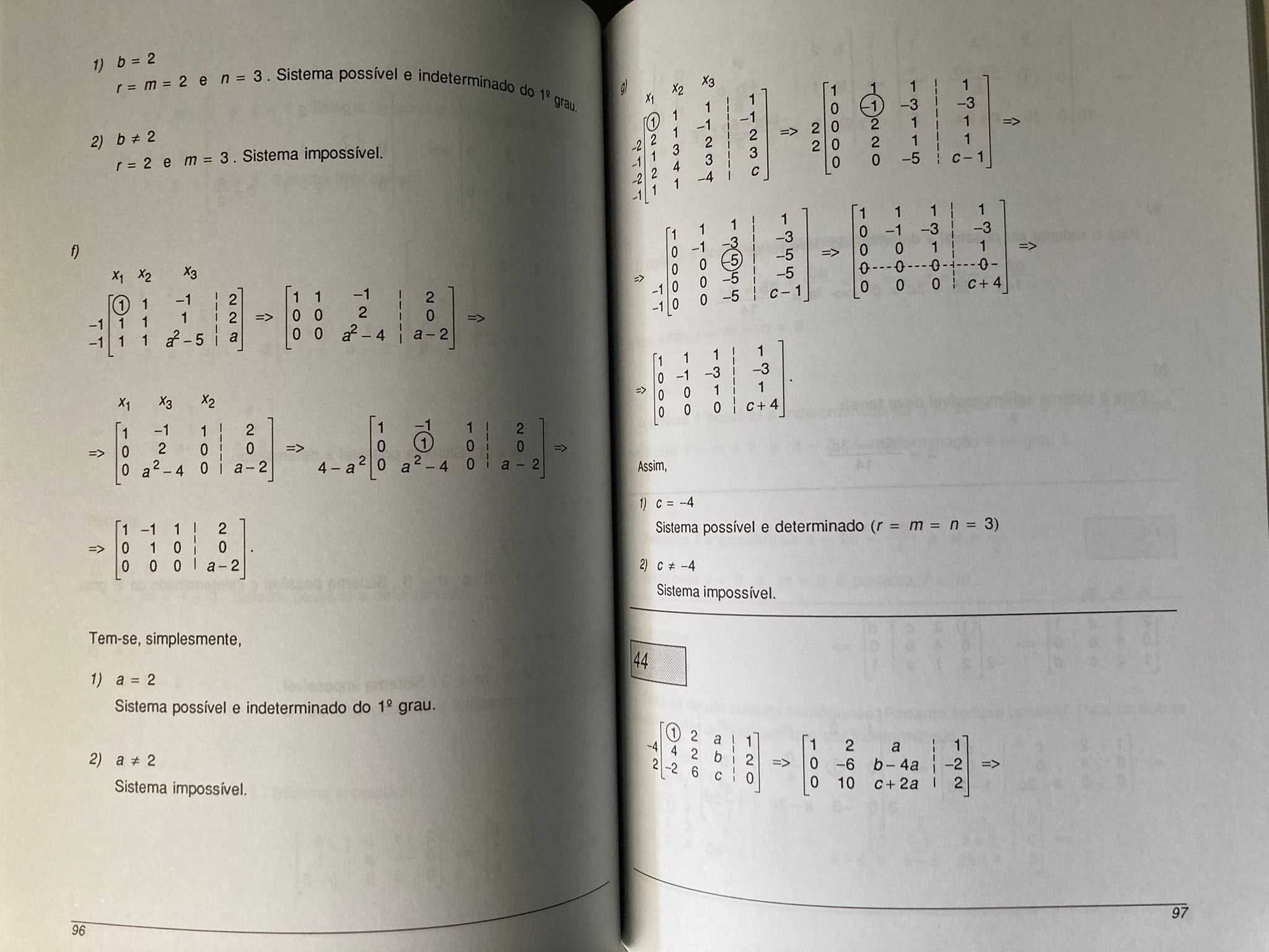 Álgebra Linear - Exercícios - Volume 1