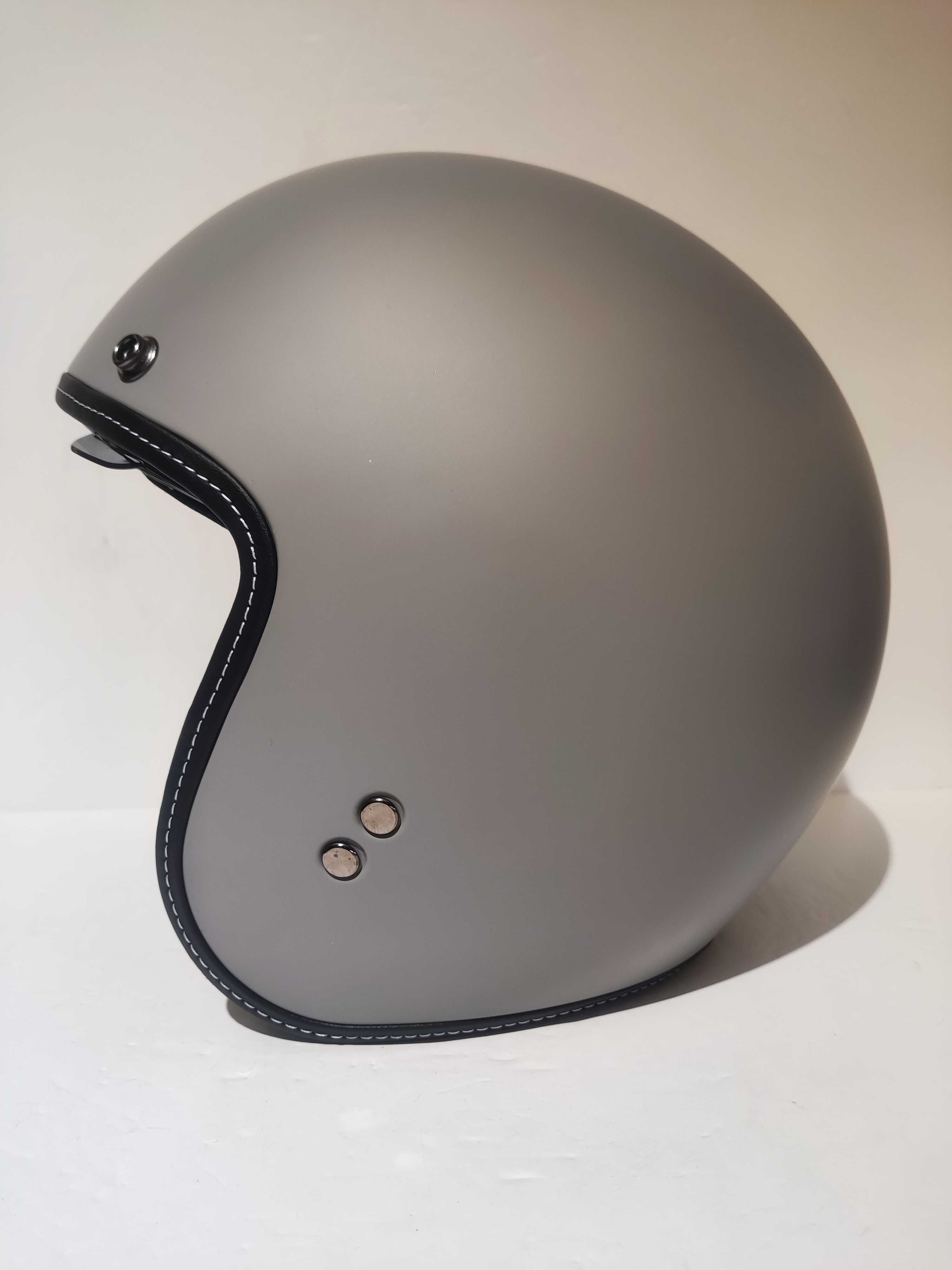 Capacete clássico aberto 3/4 caféracer chopper mota scooter novo