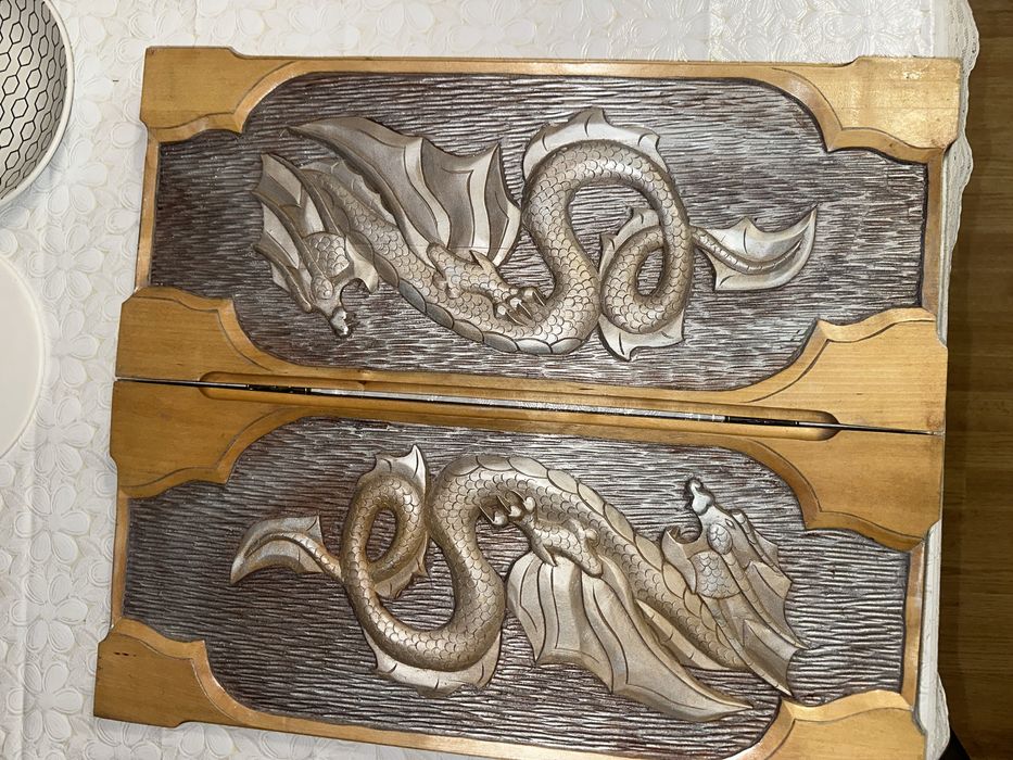 Нарди з натурального дерева (ручна робота)