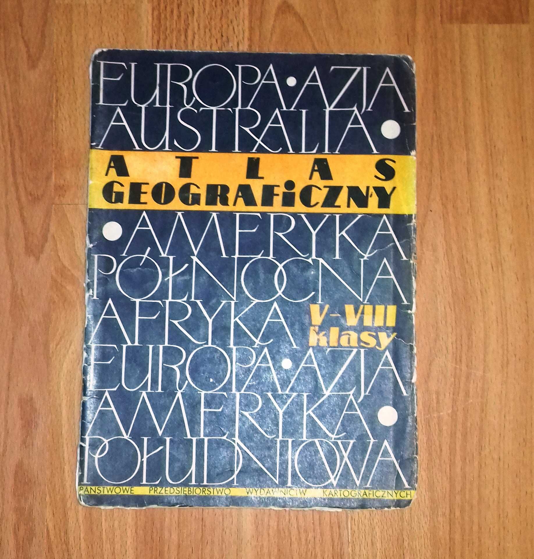 Atlas geograficzny. PPWK. Warszawa 1974.