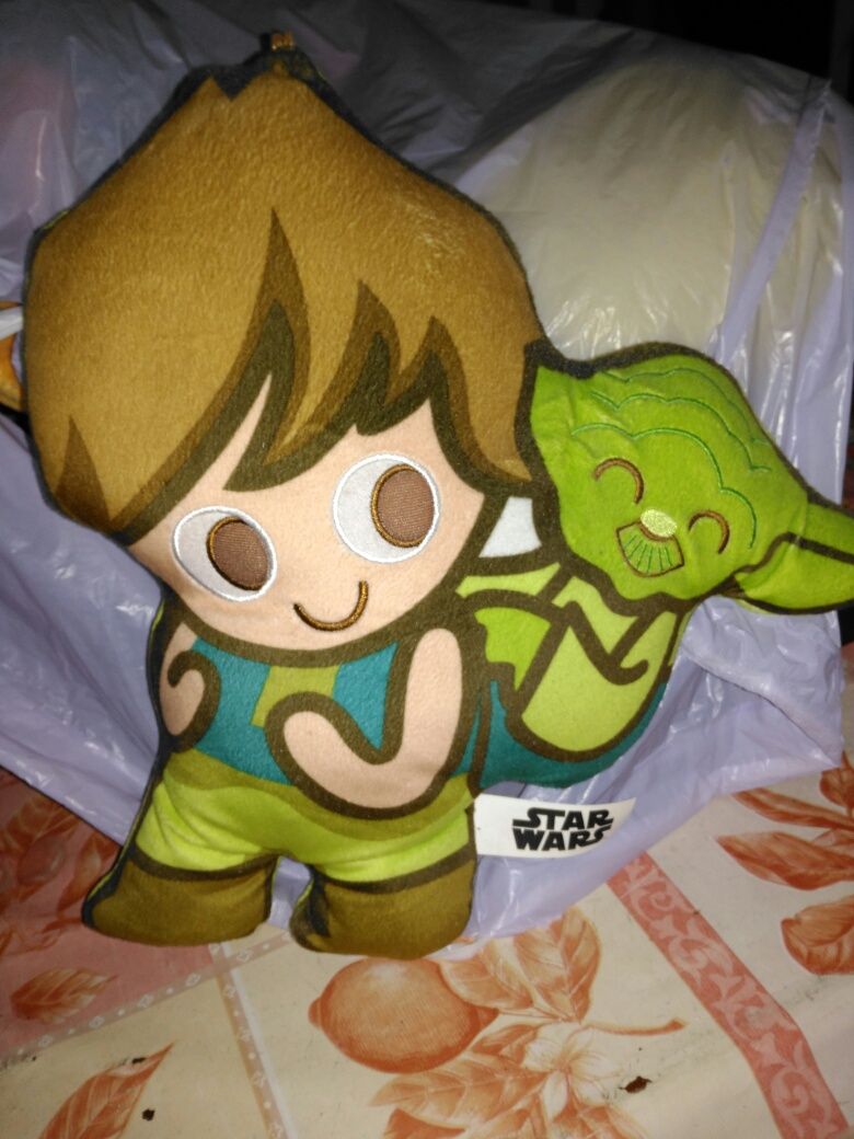 Peluche Skywalker + Yoda dos STAR wars Bebe - crianca