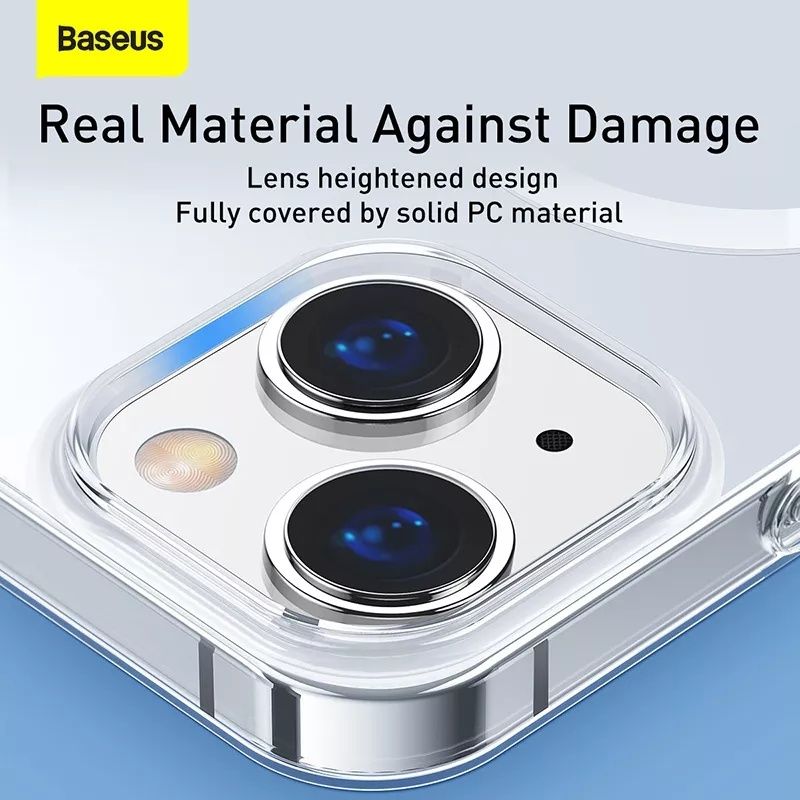 Чехол BASEUS MagSafe iphone 13/Pro/Max магнитный apple стекло держател