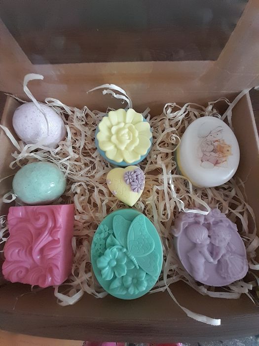 Zestawy mydełek ręcznie wykonanych