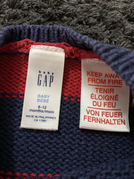 Pulower/sweterek bez rekawów/kamizelka 6-12 miesięcy