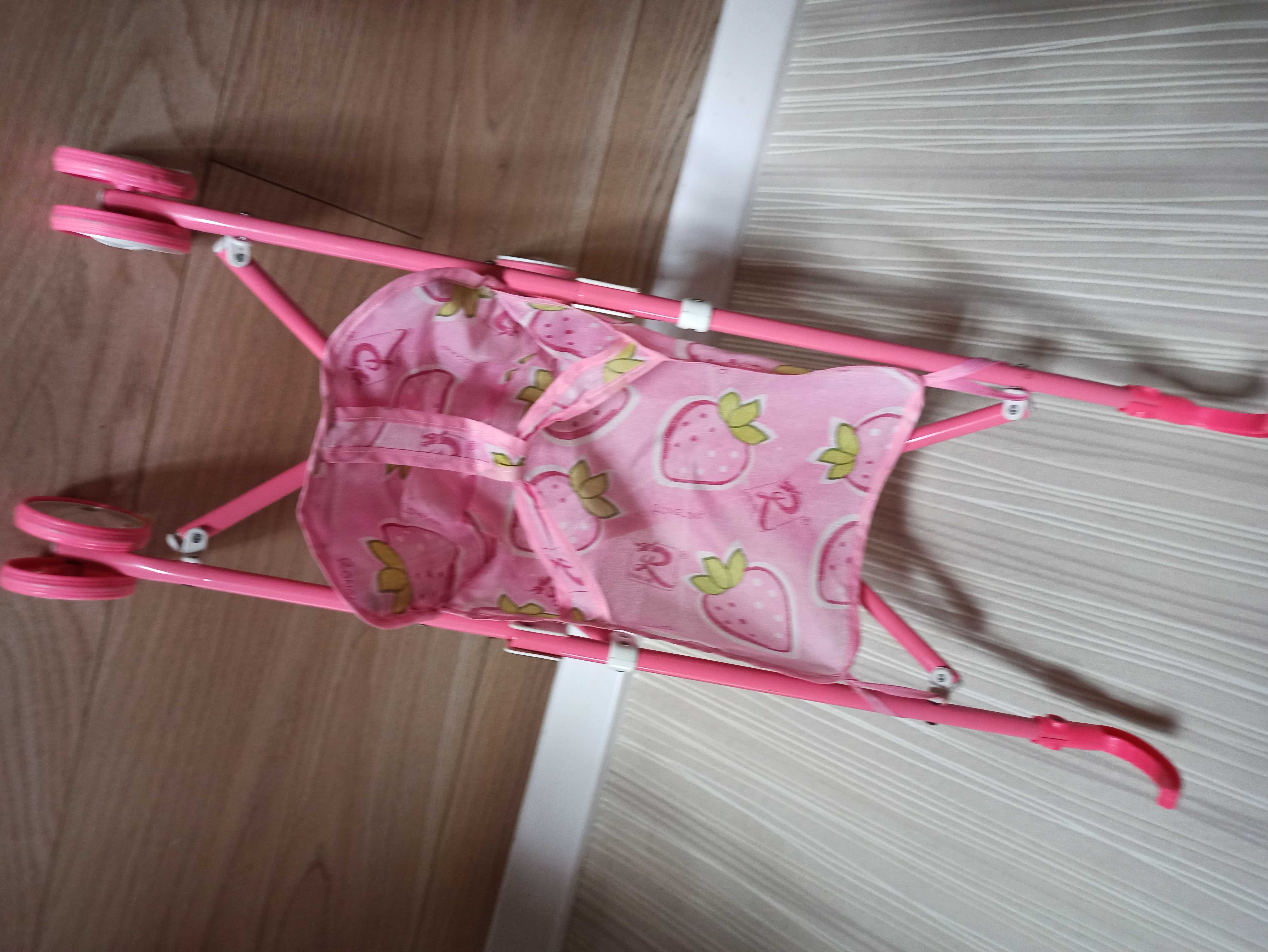 Wózek Spacerowy dla lalek składany z lalką baby