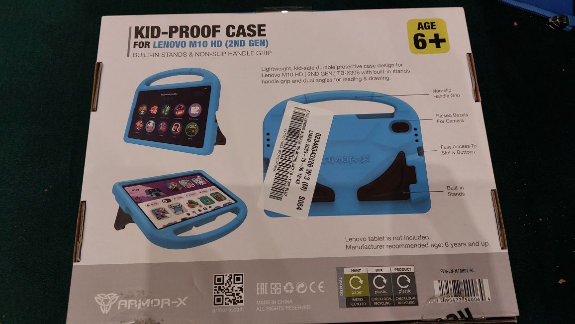Etui, podstawka, osłona, ochrona Tablet Lenovo M10 HD Niebieskie nowe