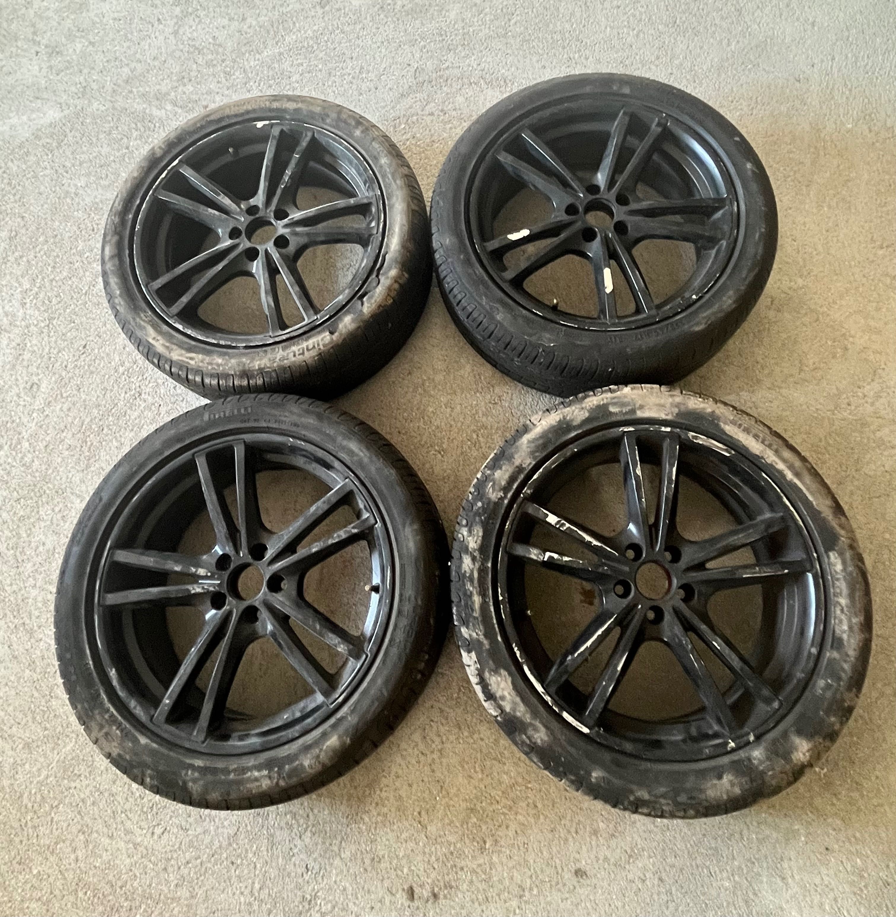 4 jantes 5x100 pirelli
