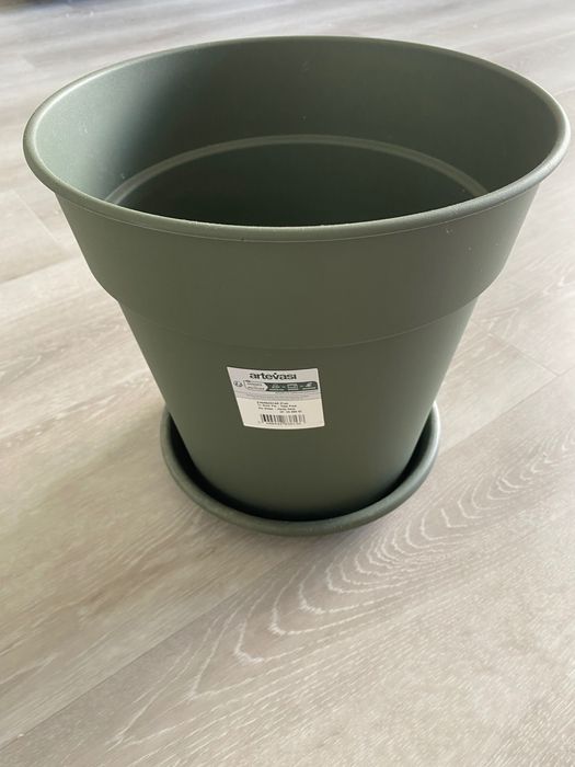 Vaso de plástico 27CM verde