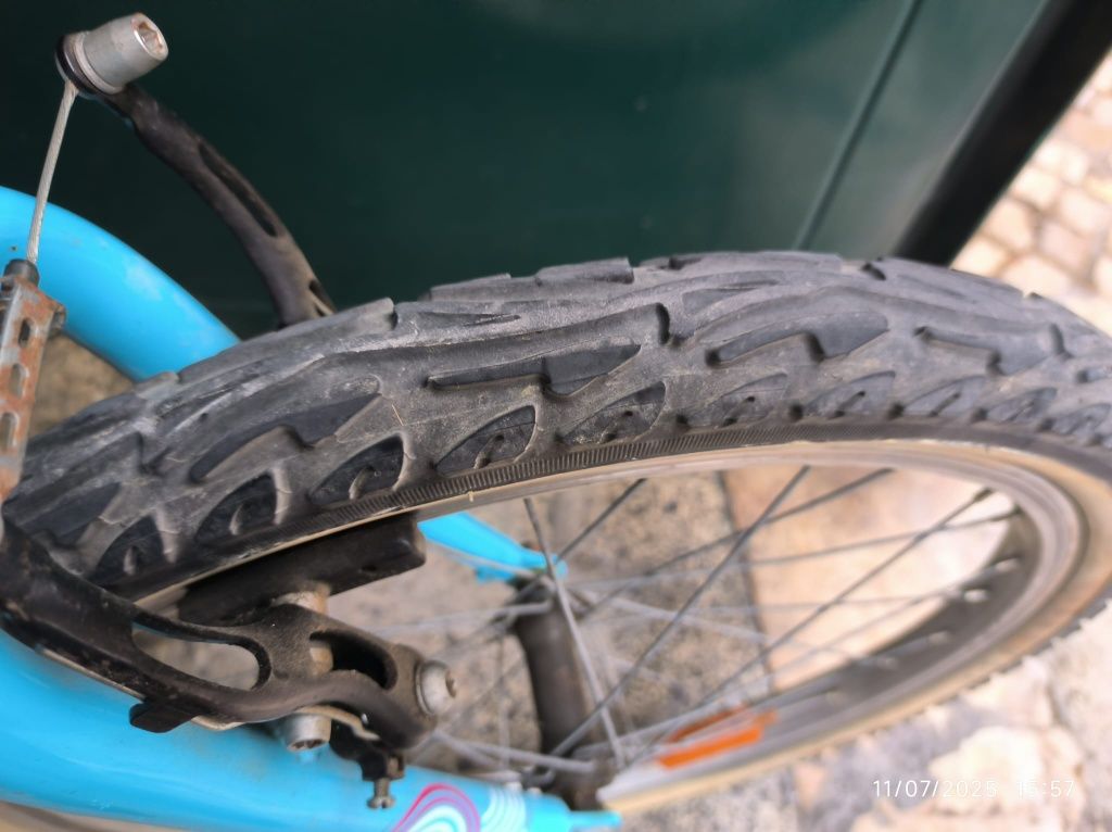 Bicicleta roda 20" criança menina mistigirl mudanças