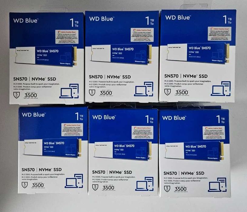 Продам SSD-накопичувач WD Blue SN570 1TB M.2 NVMe