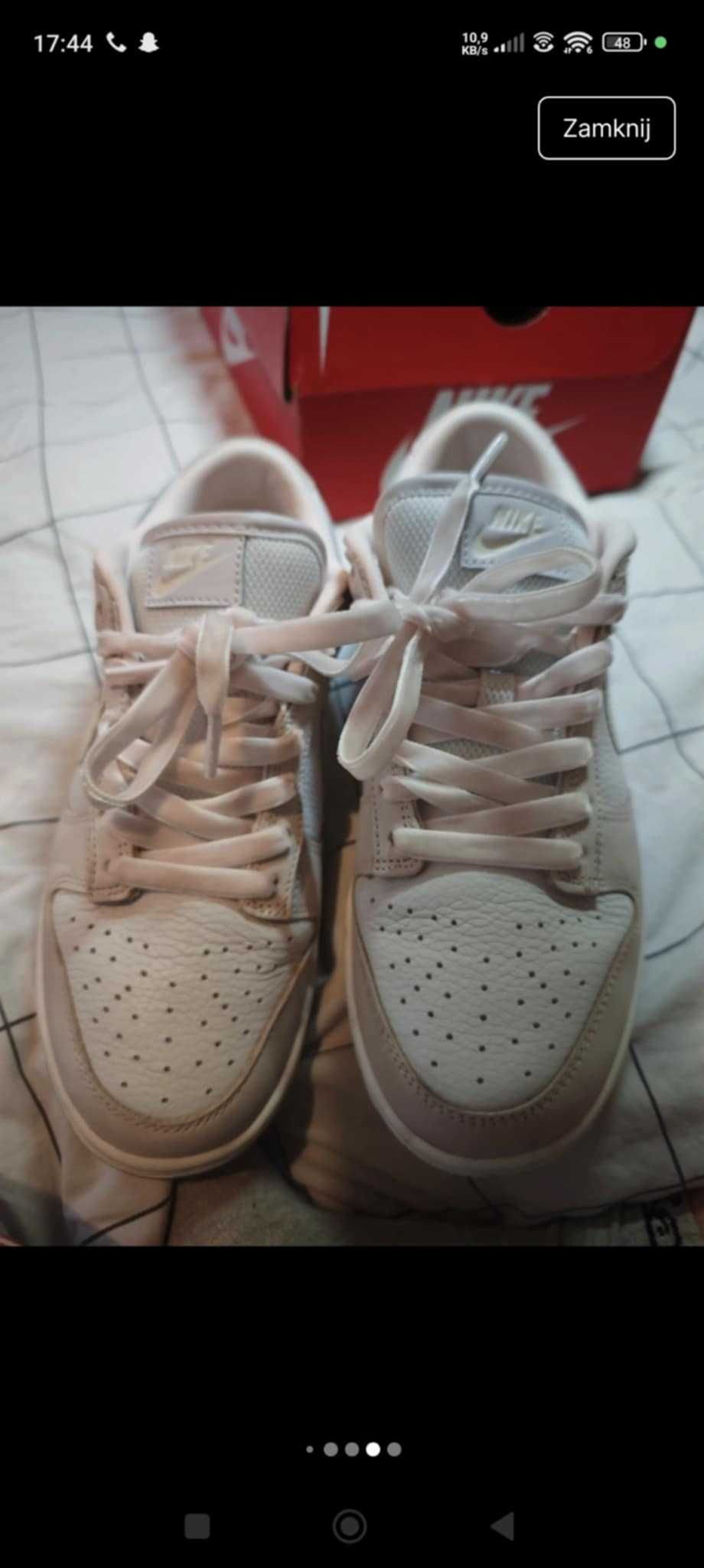 pink dunks nike rozm.39