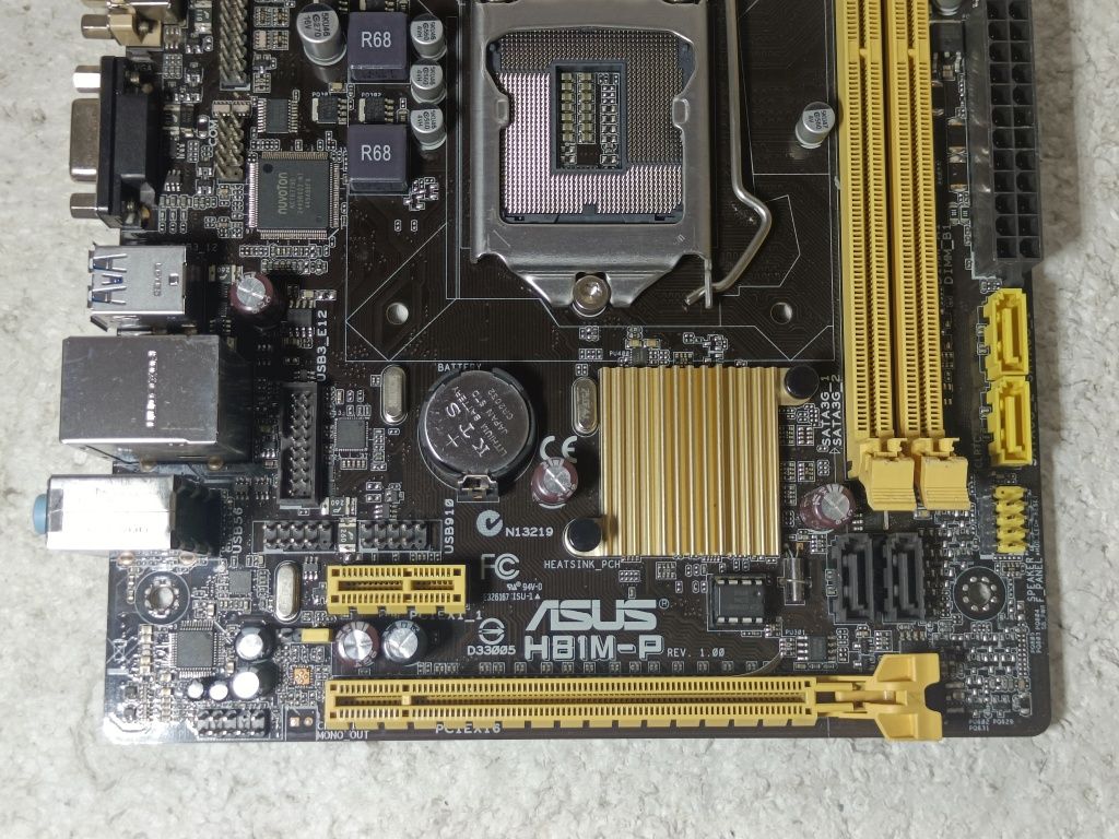 Материнська плата ASUS H81M-P LGA1150 Mini ITX - під мікро збірки!