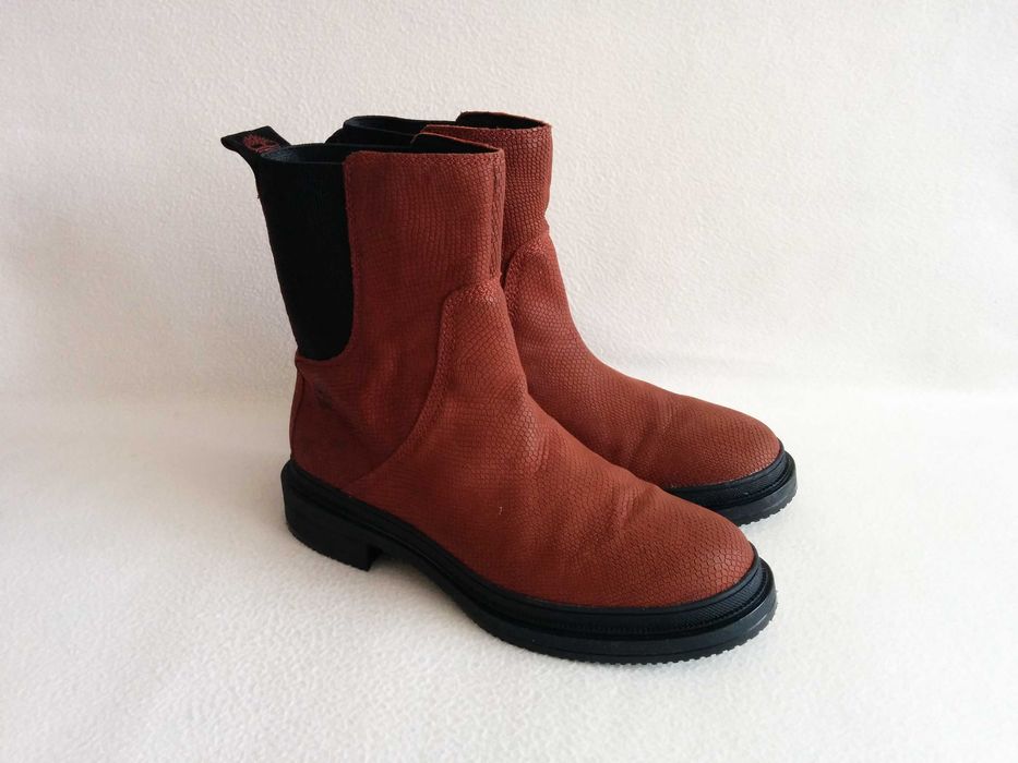 TIMBERLAND botki ze skóry naturalnej - damskie buty
