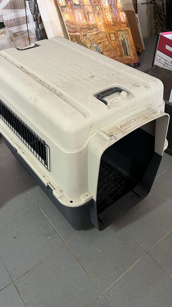 Caixa para transporte de animais de médio / grande porte