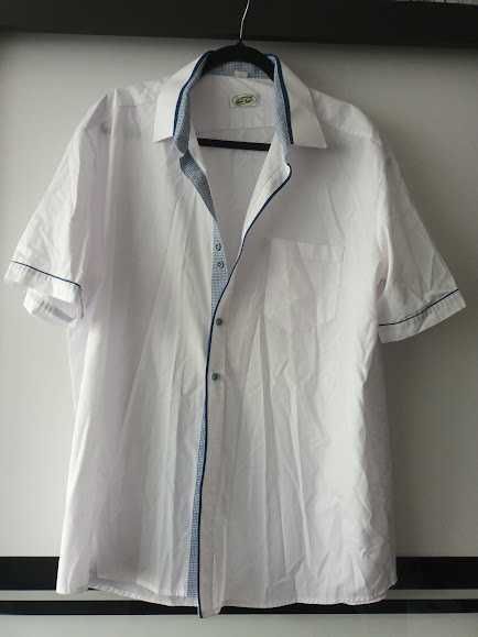 Koszula męska, biała.