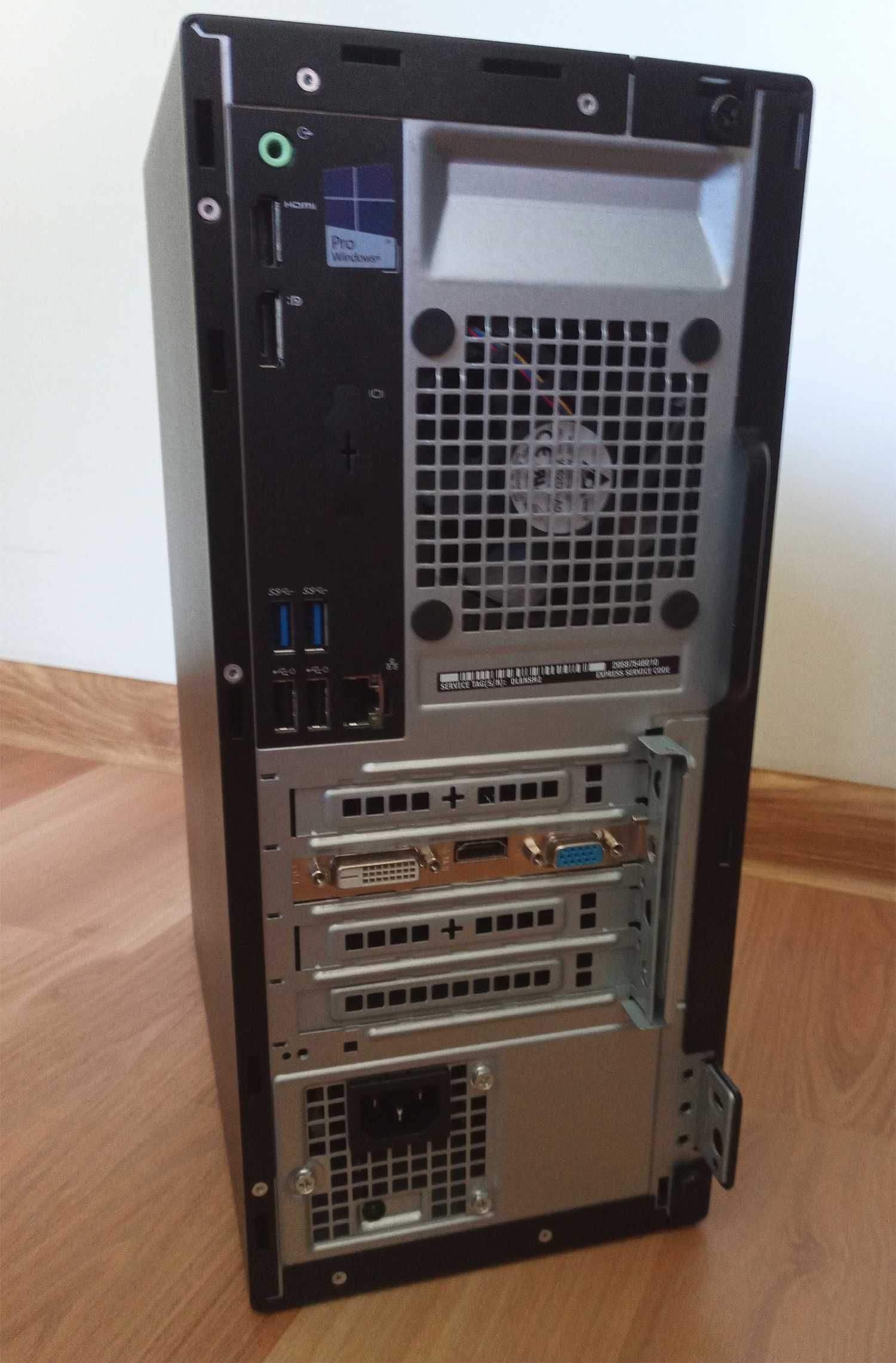 Komputer biurowy/ do firmy Dell i3-6100, RAM DDR4 Dysk SSD Win11, HDMI