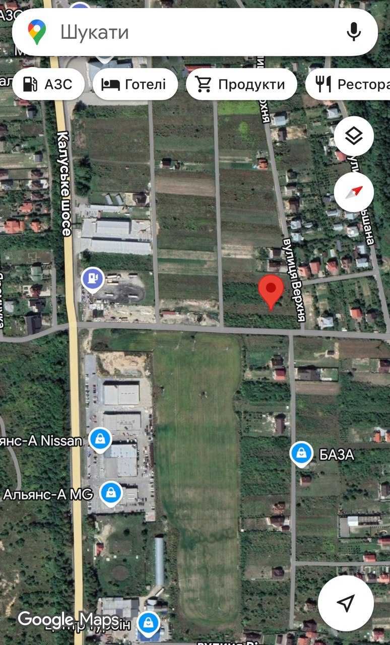 Продається ділянка 17сот. Угринів.Асфальт,Комунікації.Новобудови.Місто