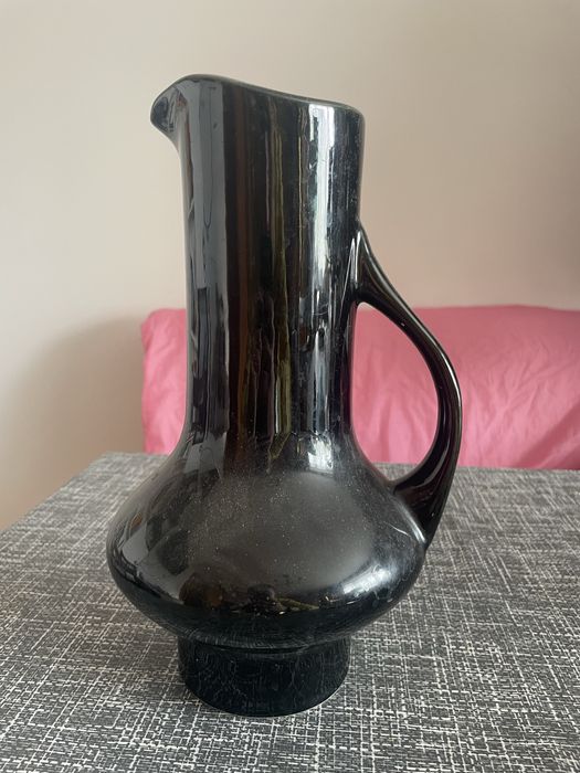 Wazon z PRL szkło halitowe