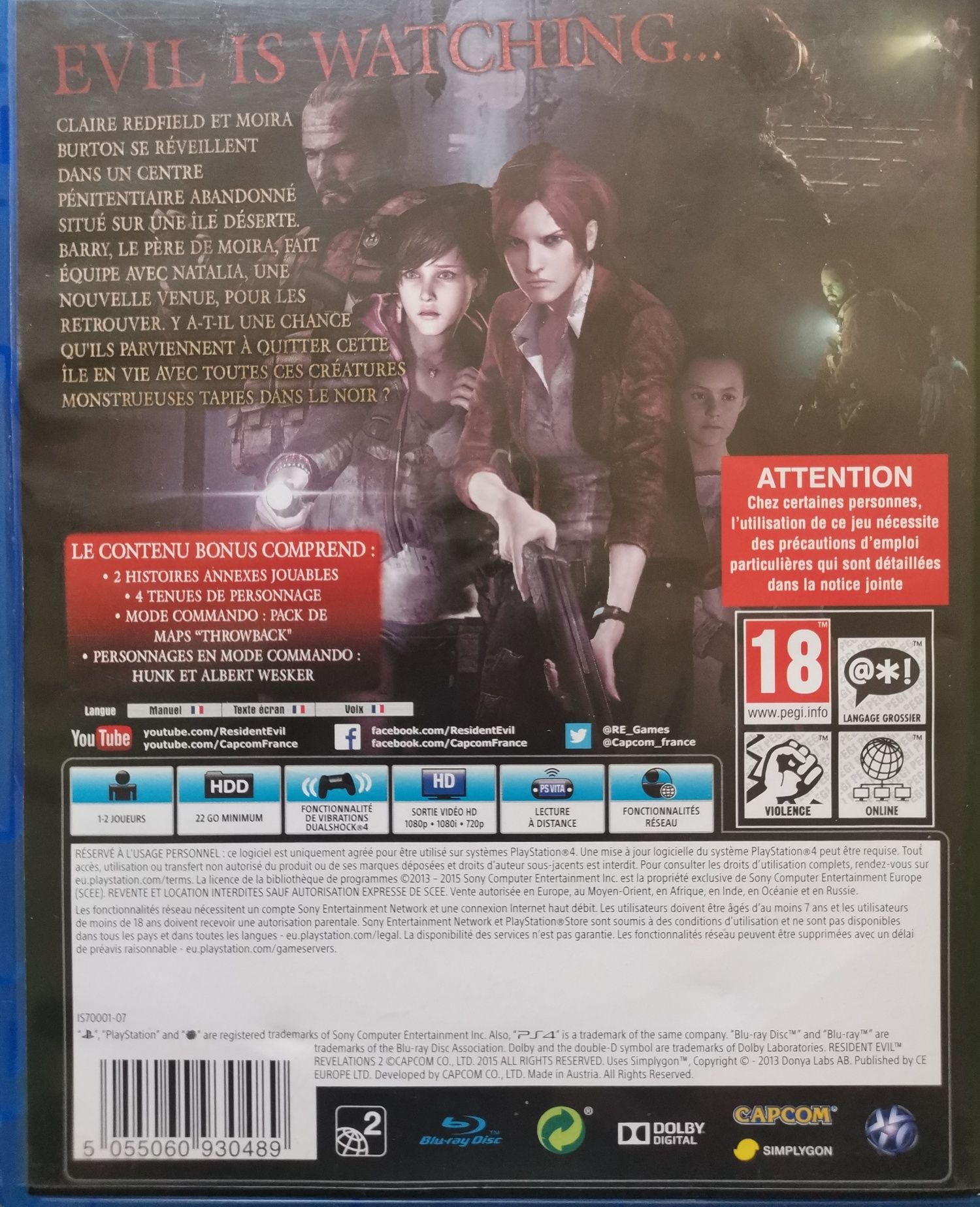 Resident Evil Revelations 2 PS4