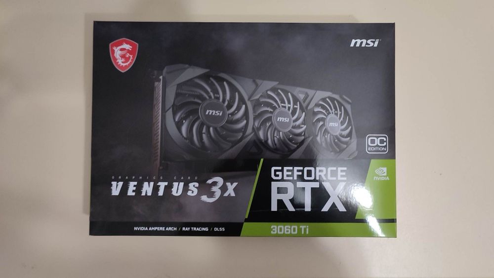 Karta graficzna MSI 3060 ti ventus 3x GWARANCJA