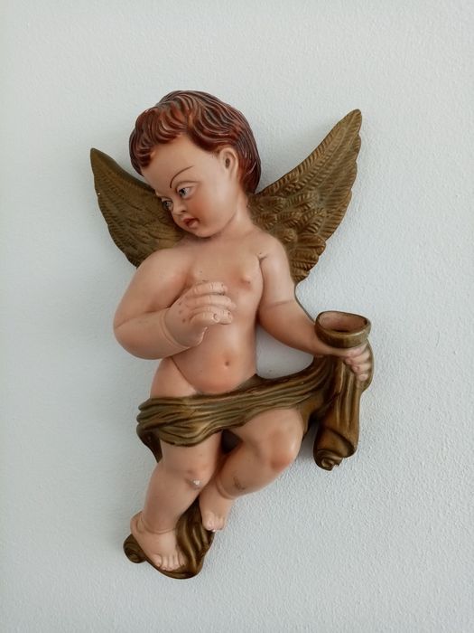 Anjo pintado à mão