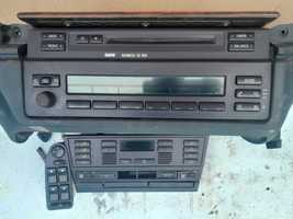 BMW 5 e39 radio+wyswietlacz panel klimatyzacji holder przelacznik komp