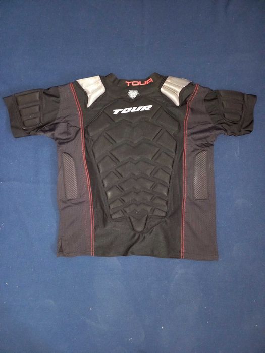 Camisola Almofadada no peito, costa e ombros, protecção e conforto