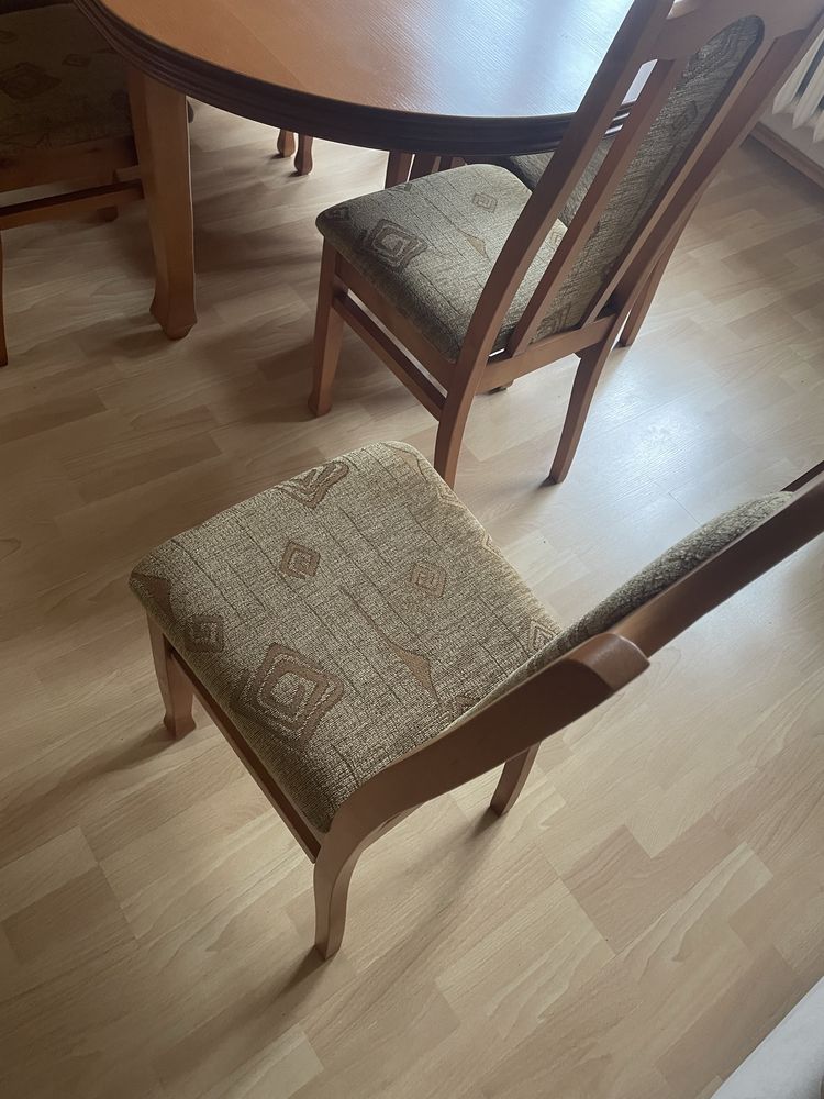 Stół 200/250/95 + 10 krzeseł
