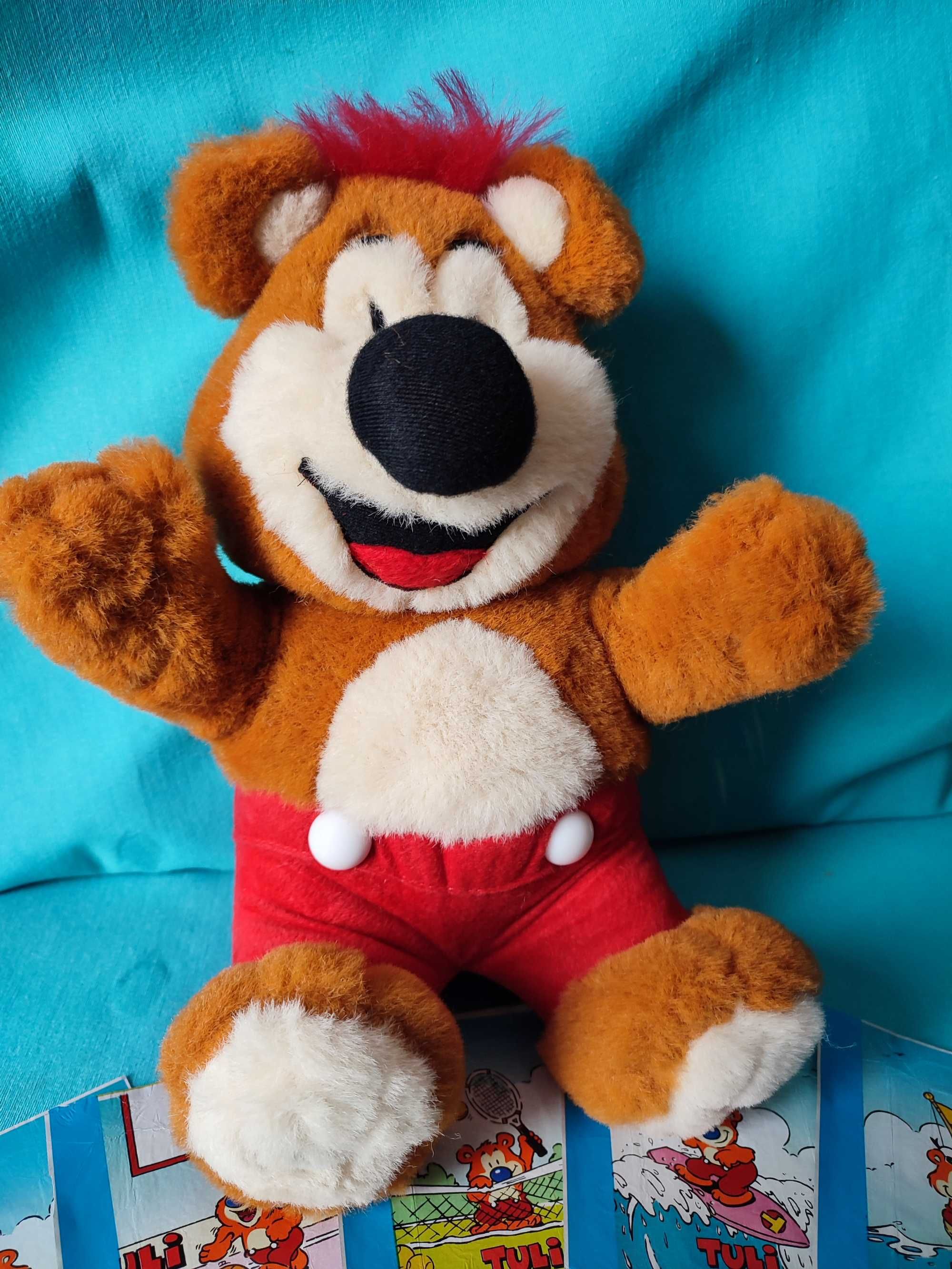 Ursinho Tuli Mascote Tulicreme 90's Peluche e Rótulos Antigos