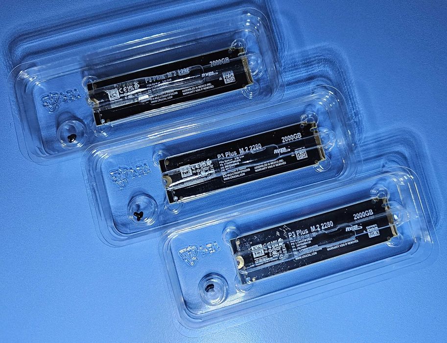 SSD Crucial P3 Plus 1 TB 2 TB PCIe4.0 M.2 2280 NVMe 5000MB/s
